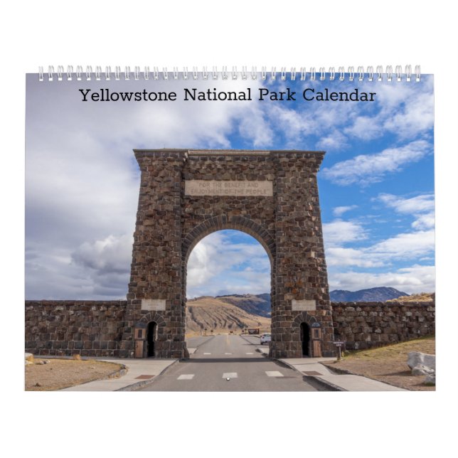 Yellowstone National Park 12 Month Calendar Kalender (Omslag)