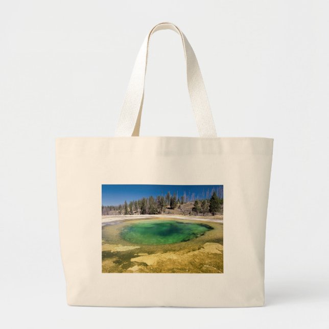 Yellowstone National Park Anpassade Gifts Jumbo Tygkasse (Framsidan)