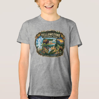 Yellowstone National Park-äventyr T Shirt