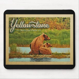 Yellowstone National Park Bears Vintage Musmatta