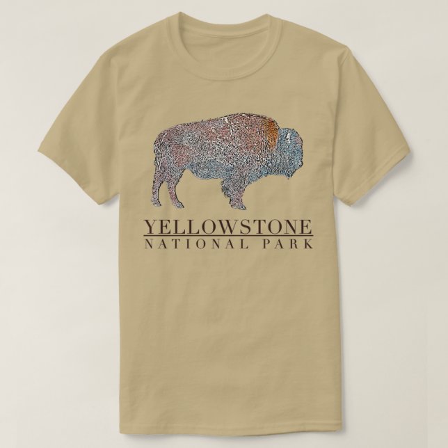 Yellowstone National Park benefit ar T Shirt (Design framsida)