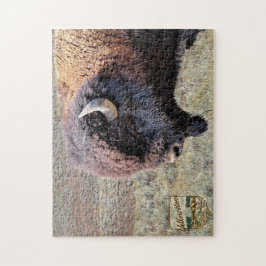 Yellowstone National Park Bison Puzzle Pussel