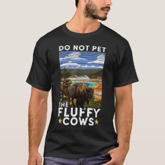 Yellowstone National Park Bison Rör Inte De T Shirt