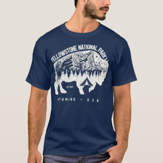 Yellowstone National Park Bison T Shirt
