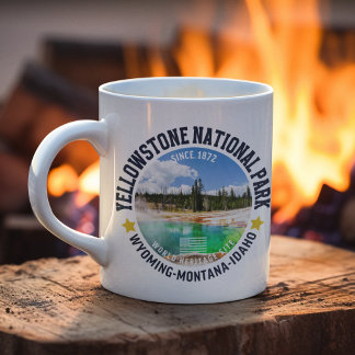 Yellowstone National Park Cute Landscape Kaffemugg