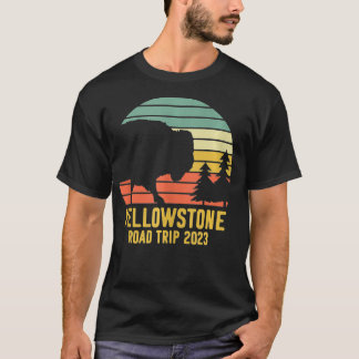 Yellowstone National Park Family Road Resa 2023 Mo T Shirt
