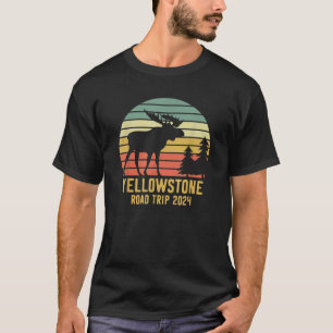 Yellowstone National Park Family Road Resa 2024 Mo T Shirt