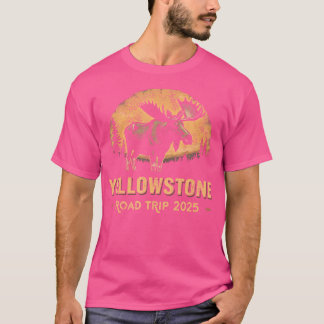 Yellowstone National Park Family Road Resa 2025 Mo T Shirt
