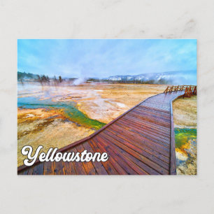 Yellowstone National Park, Förenade Stater Vykort