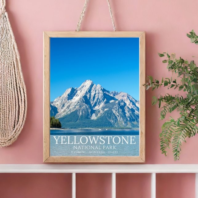 Yellowstone National park Forest Landscape Photo Poster (Skapare uppladdad)