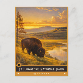 Yellowstone National Park | Gammal vykort