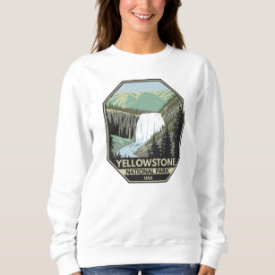 Yellowstone National Park Gibbon Falls Vintage T Shirt