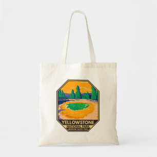 Yellowstone National Park God God Bassäng Retro Tygkasse