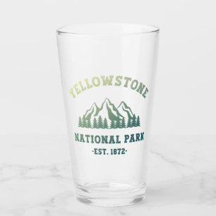 Yellowstone National Park Gradient Hiking Camping Glaskopp