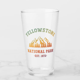 Yellowstone National Park Gradient Hiking Camping Glaskopp