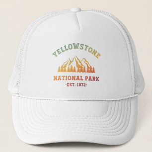 Yellowstone National Park Gradient Hiking Camping Keps