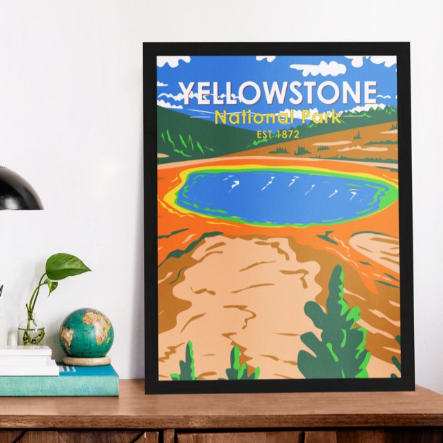 Yellowstone National Park Grand Prismatic Spring Poster (Skapare uppladdad)