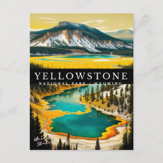YELLOWSTONE NATIONAL PARK HELG VYKORT