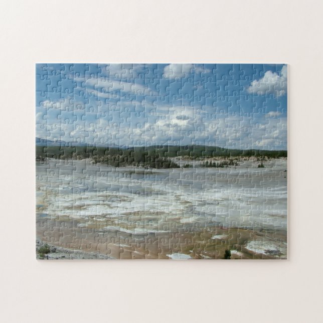 Yellowstone National Park hett land, geyser Pussel (Horisontell)