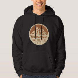Yellowstone National Park Hiking Camping Hoodie