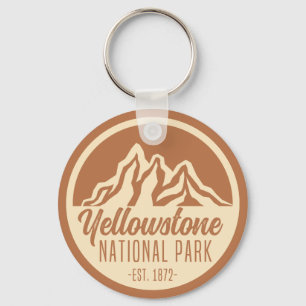 Yellowstone National Park Hiking Camping  Nyckelring