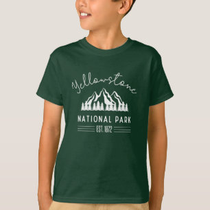 Yellowstone National Park Hiking Camping T Shirt