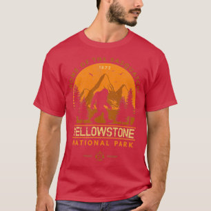 Yellowstone National Park Home of the Sasquatch T Shirt