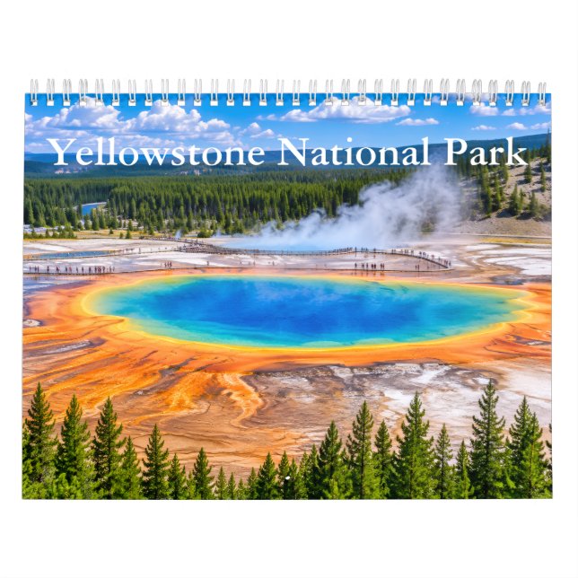 Yellowstone National Park Kalender  (Omslag)