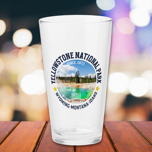 Yellowstone National Park Landscape Forest Glaskopp (Skapare uppladdad)