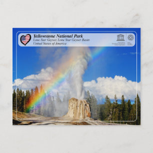 Yellowstone National Park - Lone Star Geyser Vykort