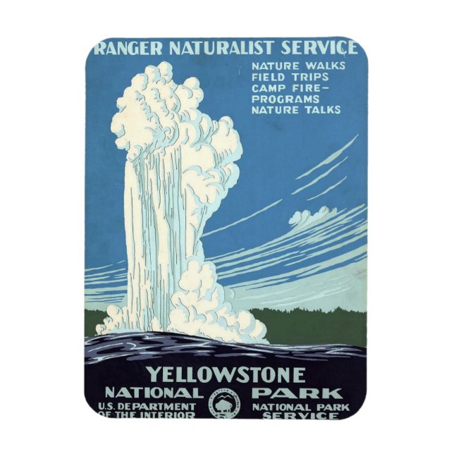 Yellowstone National Park Magnet (Vertikal)