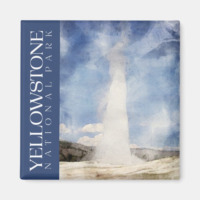 Yellowstone National Park Magnet (Framsidan)