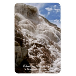 YELLOWSTONE NATIONAL PARK, MAMMOTH TERRACER (3) MAGNET