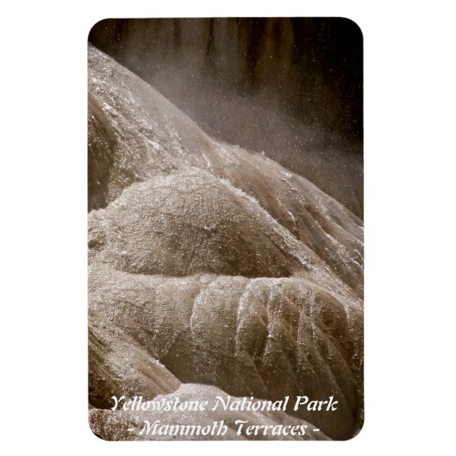 YELLOWSTONE NATIONAL PARK, MAMMOTH TERRACER (6) MAGNET (Vertikal)