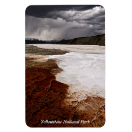 YELLOWSTONE NATIONAL PARK, MAMMOTH TERRACES (7) MAGNET