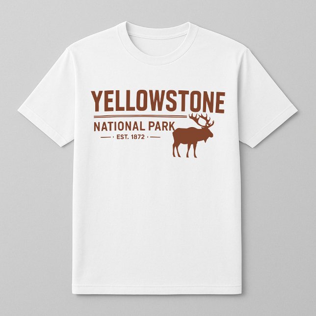 Yellowstone National Park Moose T-Shirt (Skapare uppladdad)