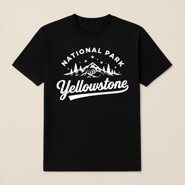 Yellowstone National Park Mountain & Forest T Shirt (Skapare uppladdad)