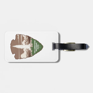 Yellowstone National Park Old Faithful Arrowhead Bagagebricka