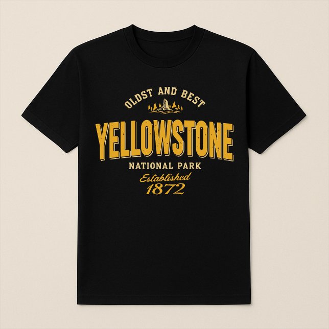 Yellowstone National Park "Oldest & Best" 1872 T Shirt (Skapare uppladdad)