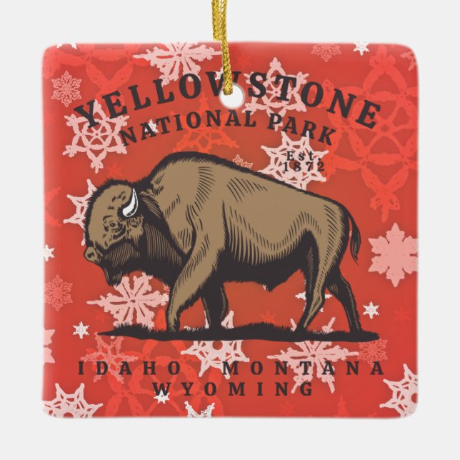 Yellowstone National Park Ornament (Framsida)