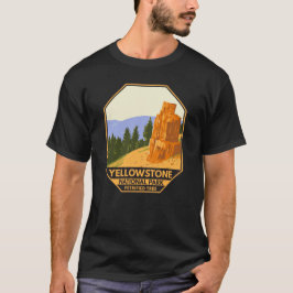 Yellowstone National Park Petrified Träd Vintage T Shirt