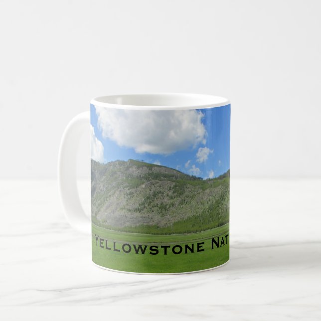 Yellowstone National Park Photo Natural Landcape Kaffemugg (Framsida vänster)