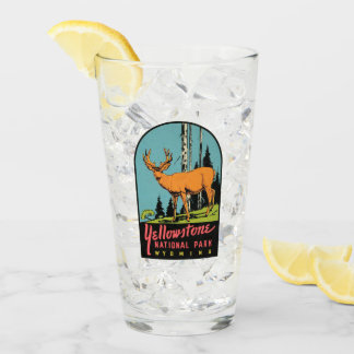 Yellowstone National Park - Pint Glass Glaskopp
