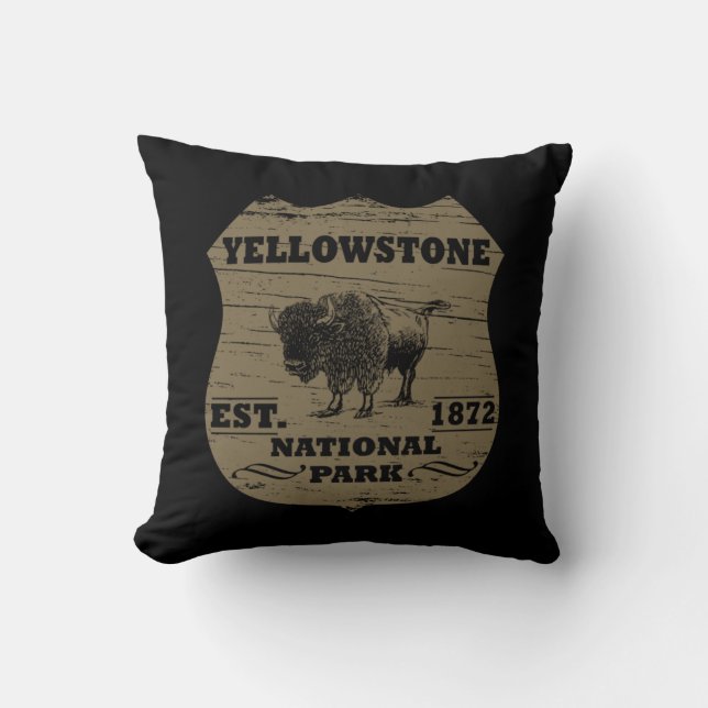 Yellowstone National Park presenter Kudde (Framsida)
