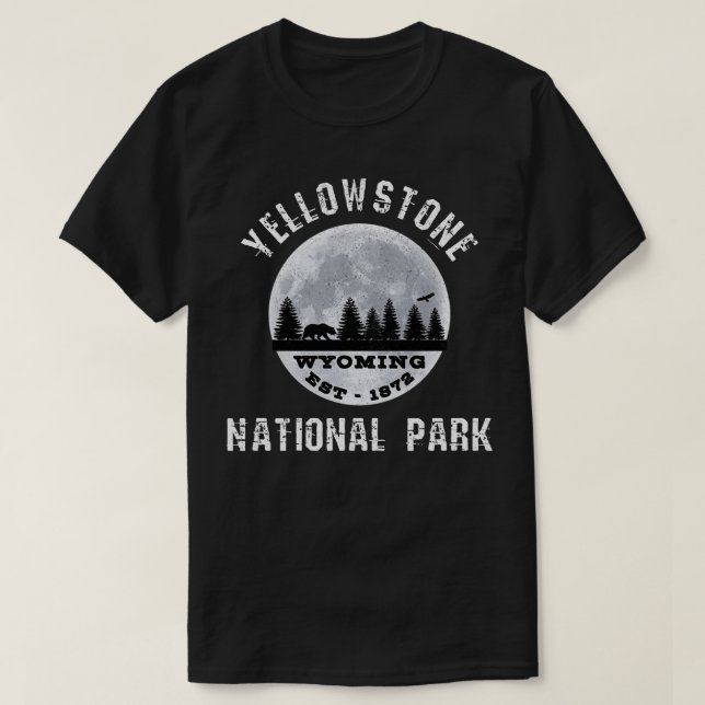 Yellowstone National Park Pullover T Shirt (Design framsida)