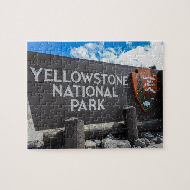 Yellowstone National Park Puzzle Pussel (Horisontell)
