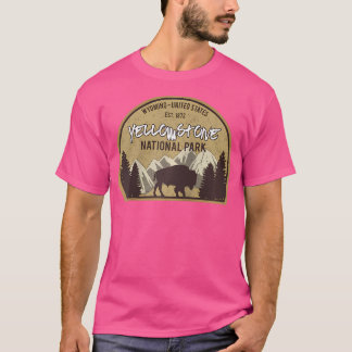 Yellowstone National Park Shirt Camping Hiking Wyo T