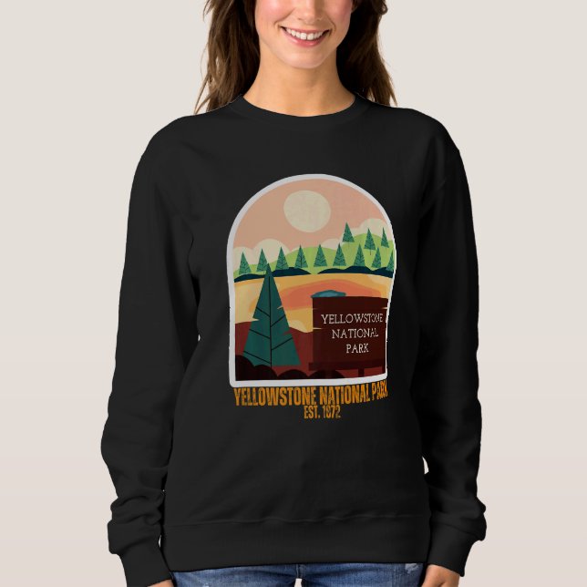 Yellowstone National Park South Wyoming State Souv T Shirt (Framsida)