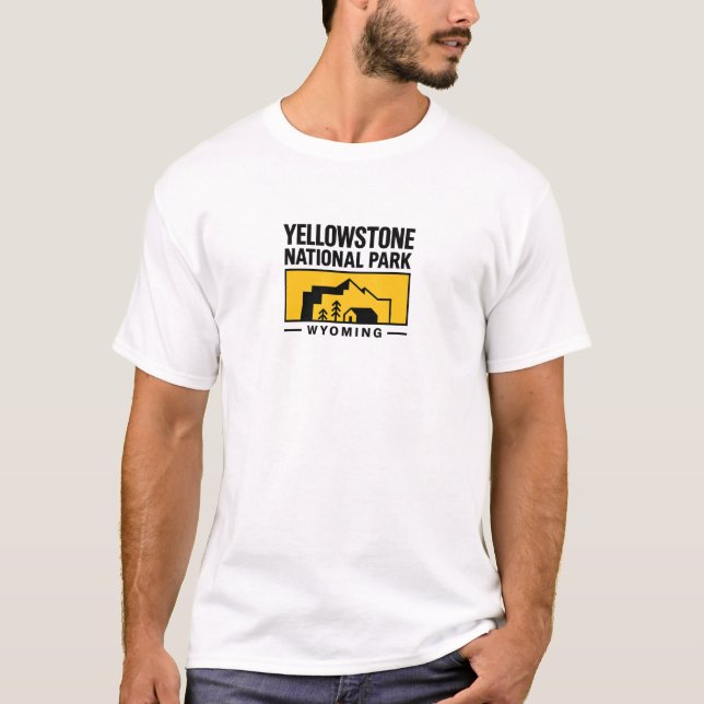 Yellowstone National Park, Souvenir T-shirt (Framsida)