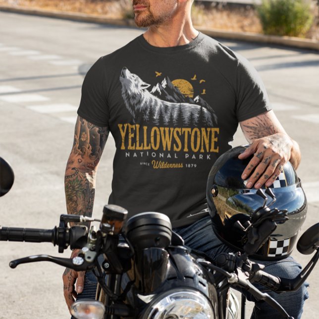 Yellowstone National Park Stunning Varg T Shirt (Skapare uppladdad)